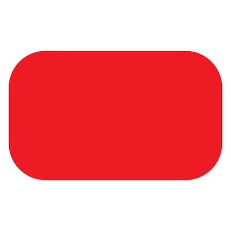 Ergomat 3inx12in DuraStripe Mean Lean Rounded Strip Red, 25PK DSML-STRIP-3x12R-R-KIT